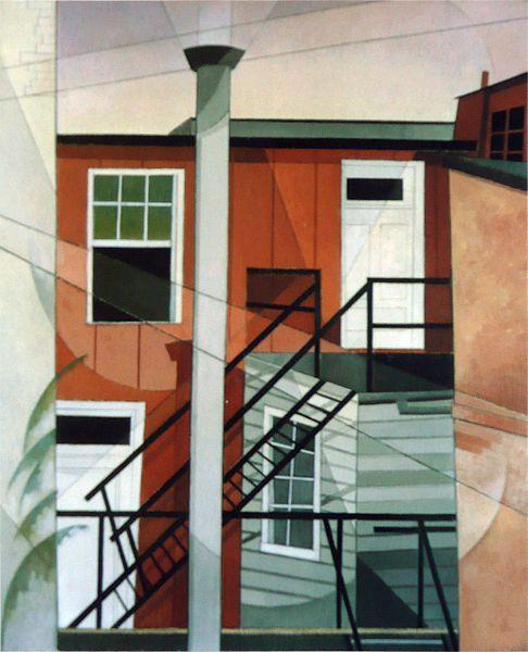 Charles Demuth Modern Conveniences oil painting image